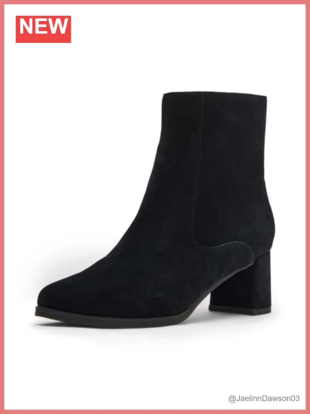 Blondo Women's Hylia Ankle Boots Suede Block Heel Zip Closure